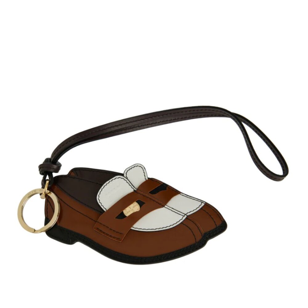 MIU‎ MIU  5TL532 Penny loafer leather keychain Bag Charm Trick